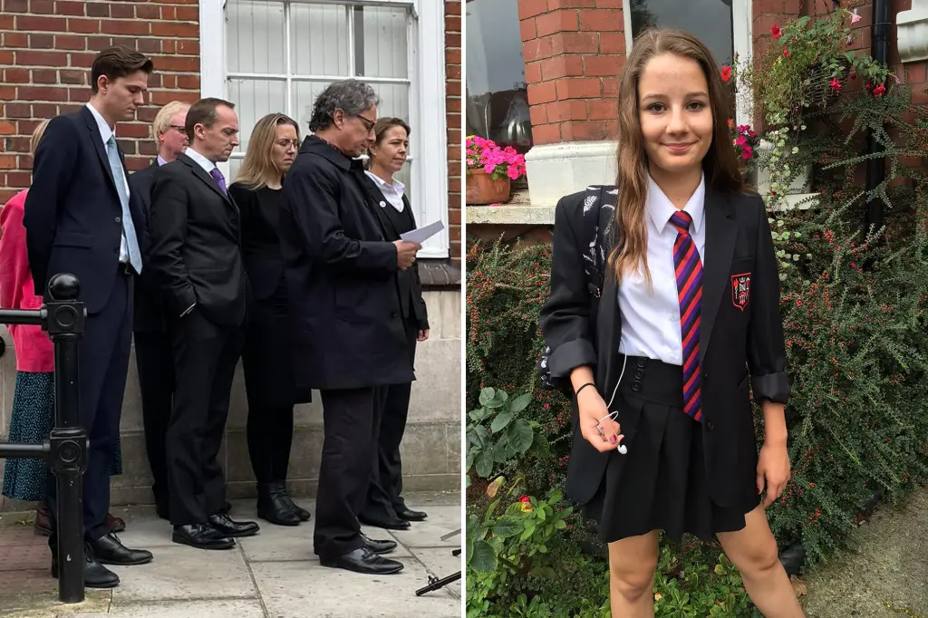 Molly Russell and father