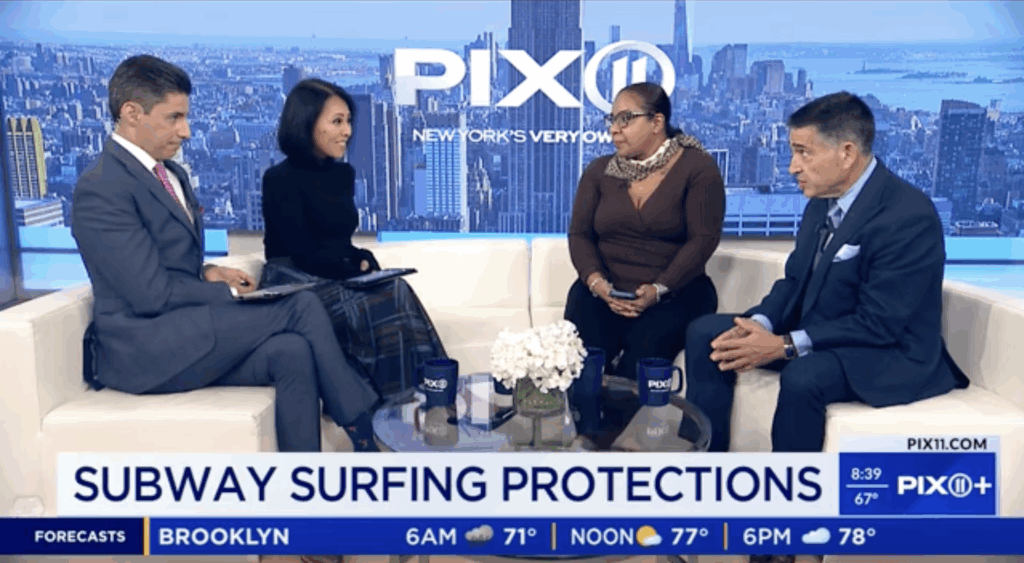 Matthew P. Bergman Interviewed on PIX11 Regarding What Needs to Be Done to Prevent Subway Surfing Deaths