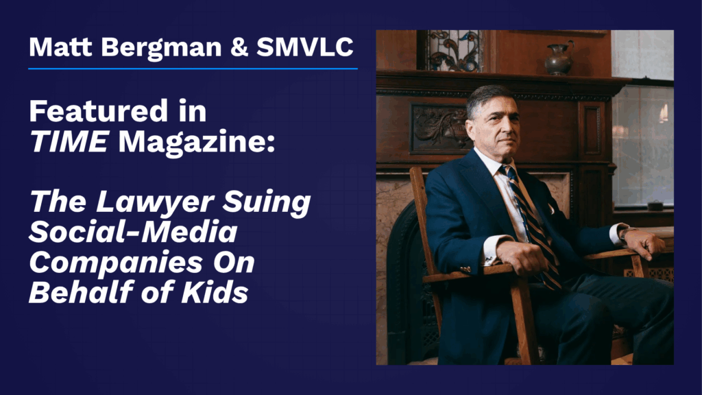 Matthew P. Bergman Featured in Time Magazine November 2025